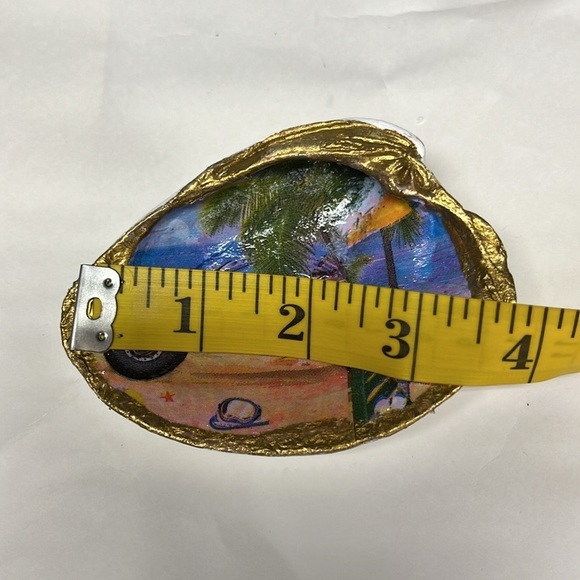 Hand Crafted beach jeep Shell Trinket Dish - Picture 4 of 7